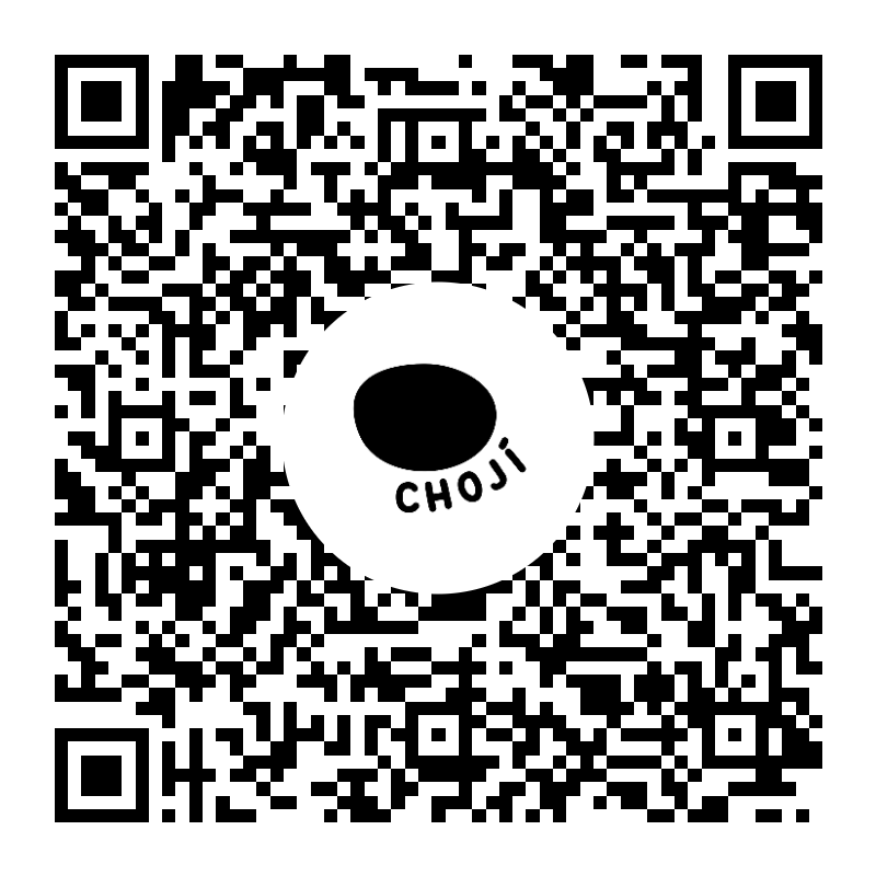 QR code to download the Choji app
